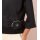 Designer-Sweatshirt m. Tasche, schwarz