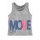 Set of two kids tops, white grey blend