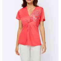 Designer-Knotenshirt m.Pailletten, hummer