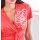 Designer-Knotenshirt m.Pailletten, hummer