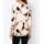 Designer-Pullover m. Cut-Outs, ecru-zitrone