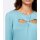 Designer-Cut-Outs-Pullover, aquamarin