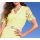 Designer-Spitzenkleid, zitrone