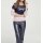 Pullover m. Pailletten, altrosa-nachtblau