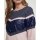 Pullover m. Pailletten, altrosa-nachtblau