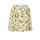 Designer-Druckbluse, ecru-zitrone