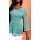 Druckbluse m. Spitze, salbei-bedruckt
