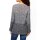 Knit sweater, ecru-navy