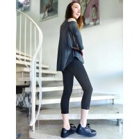 Doppelpack-Leggings, schwarz + weiß