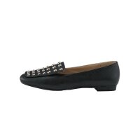 Slipper m. Nieten, schwarz