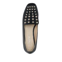 Slipper m. Nieten, schwarz