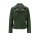 Ziegenvelourslederjacke m. Strass, moos