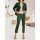 Ziegenvelourslederjacke m. Strass, moos