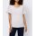 Designer-Chiffonbluse m. Spitzeblüten, ecru