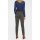Designer-Bundfalten-Jeans m. Gürtel, kies