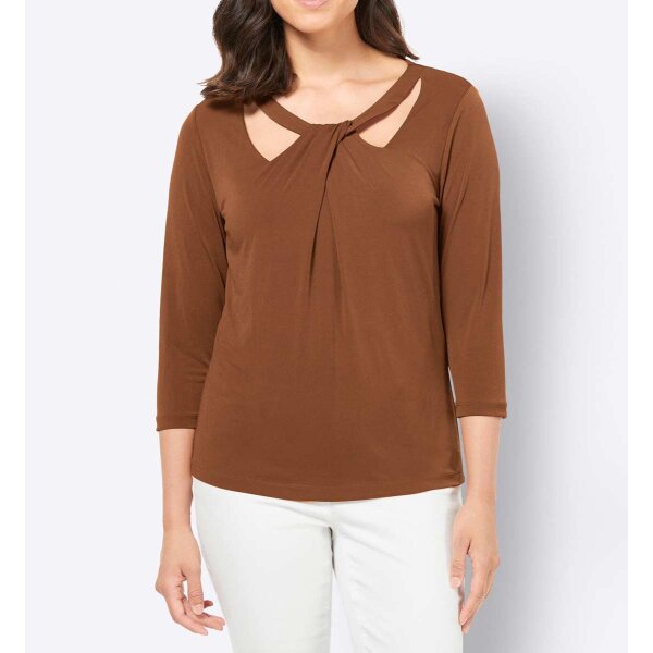 Jerseyshirt m. Cut-Outs, rost