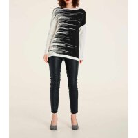 Sweater, ecru-black