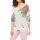 Sweater with silk,ecru-print