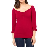 Feinstrickpullover, rot