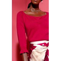 Feinstrickpullover, rot