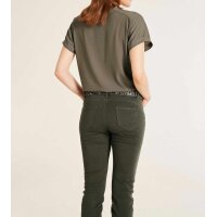 Blouse shirt, olive-gold coloured