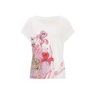 Designer-Druckshirt, ecru-bunt