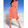 Designer-Cocktailkleid, papaya