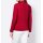 Jersey blazer with eyelets and scarf, red