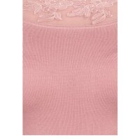 Carmenstrickkleid m. Spitze, rosa