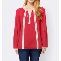 Shirt with crochet, strawberry
