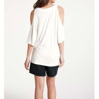 Jerseyshirt m. Cut-Outs, weiß