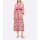 Paisley-Dessin-Druckkleid, ecru-fuchsia