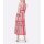 Paisley-Dessin-Druckkleid, ecru-fuchsia