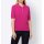 Rib knit sweater with strass, fuchsia