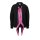 Sweatshirt m. Schluppe, schwarz-pink