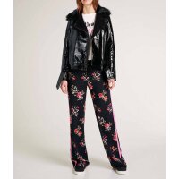 Druckhose, schwarz-bunt