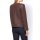 Designer-Lammnappalederjacke, schoko