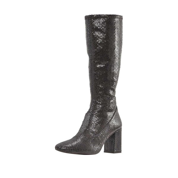 Nappa leather boots, black