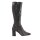 Nappa leather boots, black