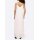 Maxi dress with lace, ecru
