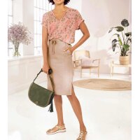 Linen skirt, beige