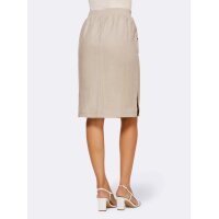Linen skirt, beige