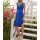 Jersey dress, royal blue