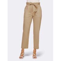 Designer-Stretchhose m.Gürtel, camel