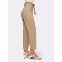 Designer-Stretchhose m.Gürtel, camel
