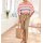 Designer-Stretchhose m.Gürtel, camel