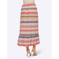 Designer-Jerseyrock, bunt-gestreift