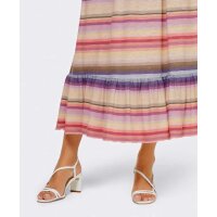 Designer-Jerseyrock, bunt-gestreift