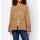 Designer-Schößchenjacke m. Stickerei, camel