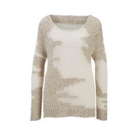 Knit sweater, beige-ecru